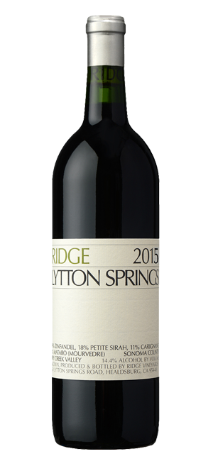 Zinfandel, Lytton Springs, Sonoma Ridge Vineyards 2015