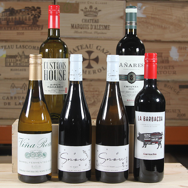 ¡Viva España!, Mixed wine case, 6 Spanish regional wines, £57.00